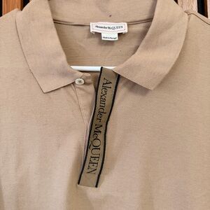 Alexander McQueen Beige Polo Shirt